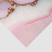 Lichtblauw Roze Marmeren Agaat Modern Collectie Tissuepapier (Detail)