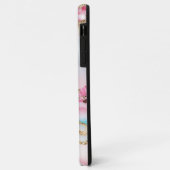 Lichtblauw Roze Marmeren Agaat Populair Collectie Case-Mate iPhone Case (Achterkant/links)