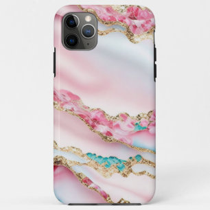 Lichtblauw Roze Marmeren Agaat Populair Collectie Case-Mate iPhone Case