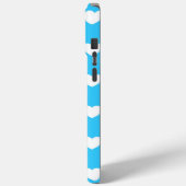  lichtblauw - Schattigee stijlvolle Polka Dot Hear Case-Mate iPhone Case (Achterkant / Links)