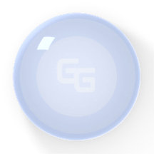 Lichtblauw Sneeuwbal Paperweight