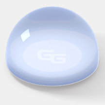 Lichtblauw Sneeuwbal Paperweight
