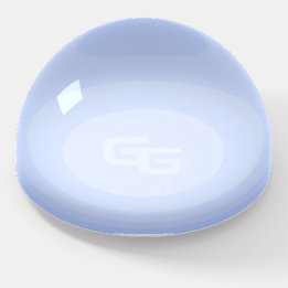 Lichtblauw Sneeuwbal Paperweight