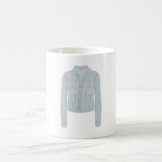 Lichtblauw T-shirt Koffiemok