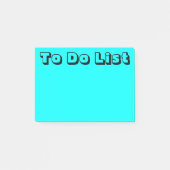 Lichtblauw | Te gebruiken lijst Post-it® Notes (Voorkant)
