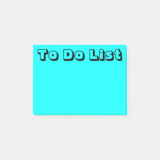 Lichtblauw | Te gebruiken lijst Post-it® Notes (Voorkant)