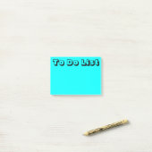 Lichtblauw | Te gebruiken lijst Post-it® Notes (Op bureau)