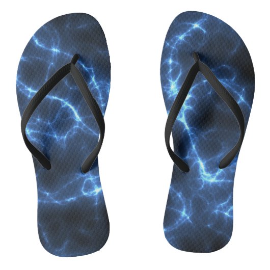 Lichtblauw Teenslippers (Voetbed)