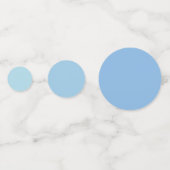 Lichtblauw tot Royal Blue Gradient Tropical Ocean Confetti (Voorkanten)