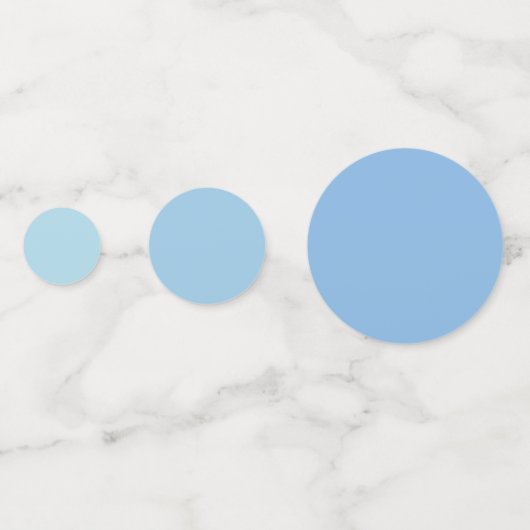 Lichtblauw tot Royal Blue Gradient Tropical Ocean Confetti (Voorkanten)