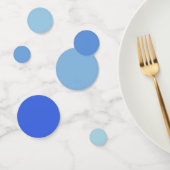 Lichtblauw tot Royal Blue Gradient Tropical Ocean Confetti (Groep)