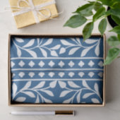 Lichtblauw traditioneel beeninlegdecoupage tissuepapier (Geschenk)