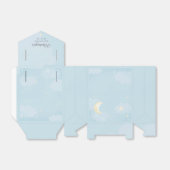 Lichtblauw Twinkle Little Star Sky Baby shower Bedankdoosjes (Uitgevouwen)