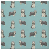 lichtblauw van de collie stof (Swatch)