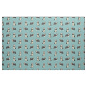 lichtblauw van de collie stof (Fat Quarter)
