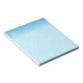 Lichtblauw verloop notitieblok (Schuin)