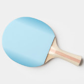 Lichtblauw verloop tafeltennisbatje (Zijkant)