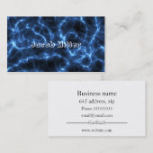 Lichtblauw Visitekaartje (Voorkant / Achterkant)