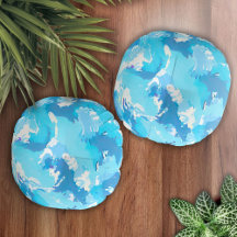 Lichtblauw vloeibaar abstract patroon en wit