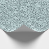 Lichtblauw, vlot cadeaupapier (Hoek)