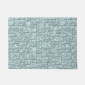 Lichtblauw, vlot deurmat (Voorkant)