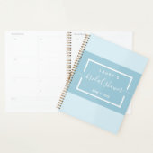 Lichtblauw Vrijgezellenfeest Elegant Planner (Display)