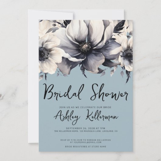 Lichtblauw Vrijgezellenfeest Kaart (Voorkant)