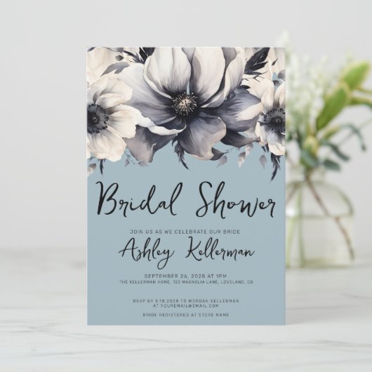 Lichtblauw Vrijgezellenfeest Kaart (Staand voorkant)