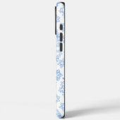 Lichtblauw winters sneeuwvlokpatroon Case-Mate iPhone case (Achterkant / Links)