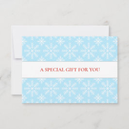 LICHTBLAUW WIT SNEEUWVLOKKEN KERSTMIS SPECIAL