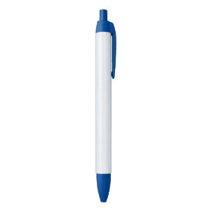 Lichtblauw Witte Geruite Strepen Zwarte Inkt Pen