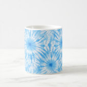 Lichtblauw Witte Tie Dye Koffiemok (Center)