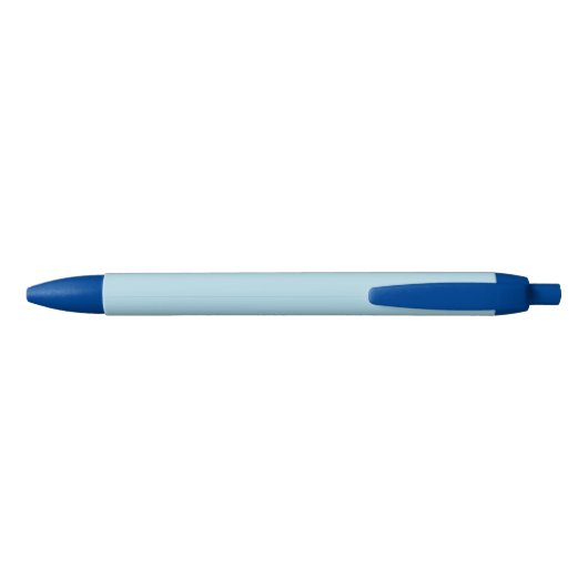 Lichtblauw Zakelijk Merk op Inktpen Blauwe Inkt Pen (Achterkant)