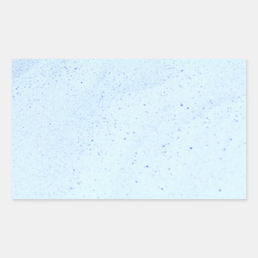Lichtblauw Zand Rechthoekige Sticker (Voorkant)