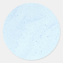 Lichtblauw Zand Ronde Sticker