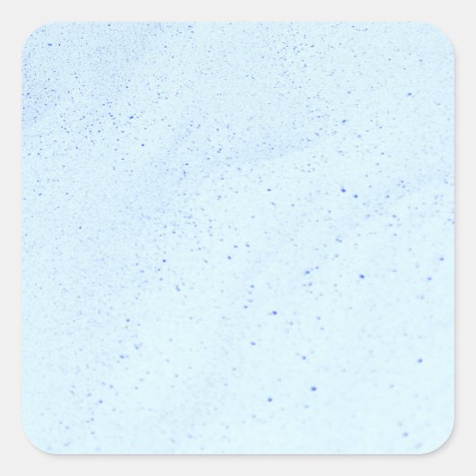 Lichtblauw Zand Vierkante Sticker (Voorkant)