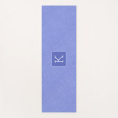 Lichtblauwe achtergrond voor de textuur van de kun yogamat (Voorkant)