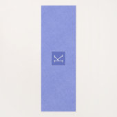 Lichtblauwe achtergrond voor de textuur van de kun yogamat (Achterkant)