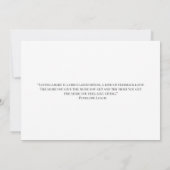 Lichtblauwe Baby Foto Geboorte Aankondiging (Achterkant)