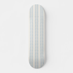 Lichtblauwe bladstreep persoonlijk skateboard