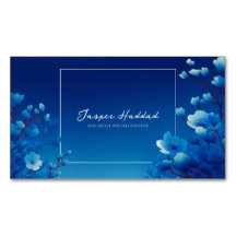 Lichtblauwe Bloemige Monochromatische