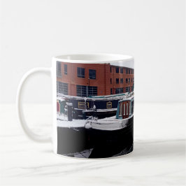 Lichtblauwe boot koffiemok