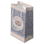 Lichtblauwe Cutie Pie Baby Boy Klein Cadeauzakje (Voorkant Gekanteld)