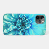 Lichtblauwe Dahlia Bloem Case-Mate iPhone Case (Achterkant (horizontaal))