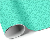 Lichtblauwe decoratie cadeaupapier (Rol Hoek)