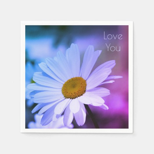 Lichtblauwe en Paarse servetten (Voorkant)