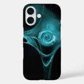 LICHTBLAUWE FRACTALE ROOS Case-Mate iPhone CASE (Achterkant)