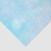 Lichtblauwe Galaxy Serie Design 5 Tissuepapier (Detail)