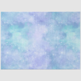 Lichtblauwe Galaxy Serie Ontwerp 10 Tissuepapier