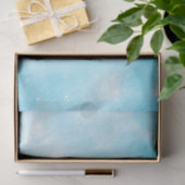 Lichtblauwe Galaxy Serie Ontwerp 3 Tissuepapier (Geschenk)